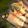 Miniatyrbillede 3 af 9: 24 sæt julekraftpapirsposer Julemand Snemand Ræv Julefest Gavepose Slikkagepose Gaveindpakningsartikler 24sets Xmas Pattern2