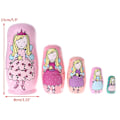 Miniatyrbild 7 av 11: Ryska Dockor i Trä Matryoshka Leksaker för Barn Jul Hem Rum Dekoration Halloween Önskegåva Random 2 Pcs