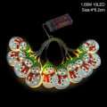 Miniatyrbillede 8 af 11: 165 cm Juledekoration LED Lys Ornament Plastik Julemand Juletræ Snemand Lys Guirlande Selvlysende Julepynt Santa LED A