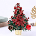 Miniatyrbillede 3 af 4: Mini Juletræ 30cm Bordplade Simulation Plante Juledekorationer 2# red 30cm