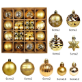 Miniatyrbild 3 av 11: Julgranskulor 42/44 st 6 cm Stora Julkulor Flerfärgade Kuldekorationer Julgransprydnader Set för Hemfest 42pcs A As picture