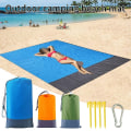 Miniatyrbild 5 av 9: Badrumsaccessoarer Strandhanddukar Matta Sandfri Strand Anti Sand Strandfilt Vindtät Sandtät Överdimensionerad Ficka B 2-1.4m