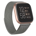 Miniatyrbillede 4 af 7: Metalrem til Fitbit Versa 2 Lite Sense-armbånd til Fitbit Versa 3-armbånd Milanese udskiftningsarmbånd urrem Silver for Versa Lite