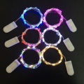Miniatyrbilde 4 av 11: Luces Led Kobbertråd Fe Lys Batteridrevet LED Lyslenke Fest Bryllup Innendørs Juledekorasjon Garland Lys White 2M