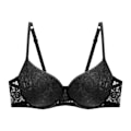 Miniatyrbild 1 av 5: Artdewred Sexig Push Up BH Plus Size Dam BH Behå Plunge Underkläder BH:ar För Kvinnor Underkläder Black 75A