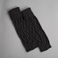 Pikkukuva 10 / 10: Talviset neulotut villaiset lämpimät leggingsit Vintage Lingge yksivärinen lämpöä pitävät pitkät sukat Karvaiset säärystimet naisille khaki one size