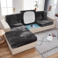 Miniatyrbild 6 av 11: Tjockt Sammet Sofföverdrag Enfärgat Soffkuddsöverdrag Elastiskt Överdrag Allomfattande Sofföverdrag Matsal coffee normal size-50-70