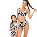 Miniatyrbillede 4 af 6: Bademode Mode Leopard Print Delt Badedragt Dame Sports Bikini Mor-Datter Matchende Outfit Badedragt Leopard print Children 140