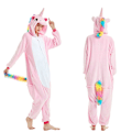 Miniatyrbild 6 av 6: Vinter Dam Herr Unisex Vuxen Söt Tecknad Apa Onesies Djur Pyjamas Stitch unicornio Enhörning Flanell Sovkläder Brown Monkey M (Height 158-168CM)