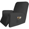 Miniatyrbillede 4 af 11: 4 stk. Recliner Sofabetræk til Stue Elastisk Lænestolsbetræk Beskyttelse Lazy Boy Relax Lænestolsbetræk Grey blue