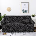 Miniatyrbild 11 av 11: Stretch Rutig Sofföverdrag Elastiska Soffskydd för Vardagsrum funda soffa Stol Sofföverdrag Heminredning 1/2/3/4-sits Color 7 1-seat 90-140cm