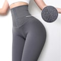 Pikkukuva 5 / 11: Joogahousut Trikoohousut Push Up Juoksu Naisten Kuntosali Fitness Leggingsit 1mm-Red M