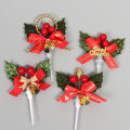 Miniatyrbilde 3 av 11: Julekake Dekorativ Innsetting Gressring Blader Sika Hjort Juletre Gavepose Bursdag Baking Leaf No. 6