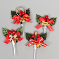 Miniatyrbillede 3 af 11: Julekage Dekorativ Indsættelse Græsring Blade Sika Hjort Juletræ Gavepose Fødselsdag Bagning Cloth tree