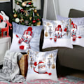 Miniatyrbild 2 av 11: Jul Kuddfodral Juldekorationer för Hemmet 2023 Julpynt Xmas Navidad Gåvor Gott Nytt År 2024 11