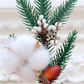 Miniatyrbillede 2 af 11: Julepynt Luksus Nytår Juledekoration Fyrretræsgren Nåletræ Jul 23CM 24 Specifikationer B26 Other