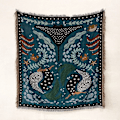 Miniatyrbild 5 av 11: Sofffilt Tapestry Bohemisk Filt Fritidsfilt Överdrag Filt Tofsfilt Soffhandduk Trådfilt Sofföverdrag Filt XT07-7 130x150
