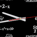 Miniatyrbild 4 av 5: Matematisk klocka - Akryl väggklocka Matematisk Modern Design Hemmakontor Dekoration Tillbehör Svart