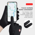 Miniatyrbillede 3 af 8: Vinter Cykelhandsker Mænd Kvinder Vandtætte Vindtætte Touch Screen Cykel Varme Handsker Koldt Vejr Løb Sport Vandring Ski Vante RD XL