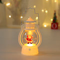 Miniatyrbillede 7 af 8: LED Juledekorationslys Stormlygte Julemand Snemand Julegave Dekoration Ornamenter Christmas tree