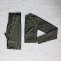 Miniatyrbild 1 av 11: Yoga Set Träningskläder Sportset Gymkläder Träningsoverall Högmidjade Leggings För Kvinnor dark green set S