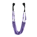 Miniatyrbild 1 av 2: Elastiskt stretchigt yogabälte dragrep inverterat rep stretchbälte split lägre midjetränare purple