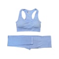 Miniatyrbild 8 av 11: Yoga Set Träningskläder Träningsdräkt Toppar Och Leggings för Fitness Sport För Kvinnor 3pcs ArmyGreen S