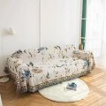 Miniatyrbillede 5 af 5: Blomstret fugl sofa overkast vægdekoration gobelin Sofabetræk Flowers and birds 180*180