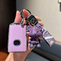 Miniatyrbild 3 av 5: TPU Bilnyckel Fodral Skal För Mazda 3 Alexa CX30 CX-4 CX5 CX-5 CX8 CX-8 CX-30 CX9 CX-9 Skydd Nyckelfri Fob Black