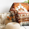 Miniatyrbild 2 av 11: Nordisk Pläd Filt för Säng Sofföverdrag Vardagsrumsinredning Sofffilt Fritidsöverkast Utomhus Camping Picknickmatta Boho Tapestry XT525-7 130X160cm