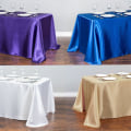Miniatyrbilde 2 av 11: Hvit Duk Polyester Duk Rektangulær Satengduk for Bursdag Jul Hjemmefest Dekor Bryllupsutstyr Gold 145x220cm