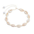 Miniatyrbillede 11 af 11: Hot Konkylie Halskæde Kvinder Smykker Sommer Strand Skal Choker Boheme Reb Kauriskal Perlehalskæder Håndlavet Krave Kvinde Style 3 Overseas