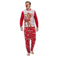 Miniatyrbild 3 av 4: Julpyjamas Matchande Familjepyjamas Rött Set Män&Kvinnor&Barn&Baby Långärmad Pyjamas Sovkläder Nattkläder 18-24M