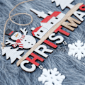 Miniatyrbillede 2 af 5: Juletræsdør Træ Hængende Vedhæng Julemand Glædelig Jul Dekoration til Hjemmet 2023 Xmas Navidad Noel Gaver Nytår 2024 reindeer