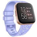 Miniatyrbillede 11 af 11: Rem til Fitbit Versa 2 Versa Rem Blød TPU Udskiftningsarmbånd til Fitbit Versa 2 Versa Lite Urrem Armbånd Snake pattern Black Size S For Versa 1 2