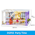 Miniatyrbild 1 av 7: Robotime Rolife DIY Dockhus Trä Miniatyrhus Handgjorda Leksaker Födelsedagspresent AS  photo DGF03