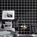 Miniatyrbilde 4 av 4: 1M x 40CM PVC Vanntett Mosaikkflisdesign Tapet