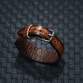 Miniatyrbild 3 av 5: Retro Armband i Nötskinn Enkelt Läderornament för Män Retro Black