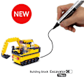Miniatyrbillede 1 af 11: Magiske spor legetøj induktiv tank bil model bil robot pingvin følger linje du tegner intelligens udvikling børnelegetøj Excavator