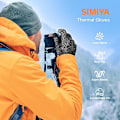 Miniatyrbilde 2 av 6: Vinter Touch Screen Snøblomst Hold Varme Hansker
