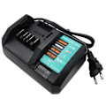 Miniatyrbillede 1 af 5: 14.4v-18v lader Dc18wa til Maktec Makita Dc18sg Dc1851 Bl1813g Bl1415g Bl1815g Bl1413g Uh522d Um1 -suzu