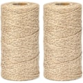Pikkukuva 1 / 5: Juutinaru, luonnonpuutarhan juuttiköysi, 2-kerroksinen taide- ja käsityölanka ruskea DIY-askarteluun; Puutarhakäyttöön 1.5MM*200M