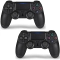 Miniatyrbillede 1 af 2: 2-pak PS4 Controller DoubleShock trådløs til Play-station 4 sort