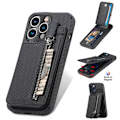 Miniatyrbilde 2 av 5: Lærkortlommebok Magnetisk Lommebok Mobildeksel iPhone 14 /14 Pro/14 Pro Max, iPhone 13 /13 Pro/13 Pro Max, iPhone, 12 /12 Pro/12Pro Max Svart