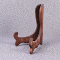 Miniatyrbillede 3 af 5: Foldbar Display Plade Stativ 4 stk Træ Plade Stativer Staffeli Pladeholdere Foldbar Dekorativ Plade Display Holder til Hjem Fest Butik Størrelse L
