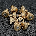 Miniatyrbild 3 av 4: 10 st mässing dimspridare 0,5 mm läckagesäker förgasningsmunstycke kylsystem för växthus