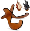 Gitarrstativ, Trästativ för Gitarr, Gitarrstativ Golv, Portabelt Demonterbart Trästativ för Ukulele, Mandolin, Banjo och Fiol