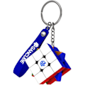 Pikkukuva 1 / 7: Mini Speed Cube -avainrengas, 3x3 avaimenperäkuutio Mini Original Magic Cube lapsille ja aikuisille