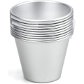 Miniatyrbilde 1 av 4: 10 stk puddingformer for baking, mini aluminiumformer for DIY matlaging puddingkopper eggepai form muffins cupcake