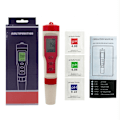 Miniatyrbillede 1 af 5: Ph-meter, ledningsevnemåler Ph/tds/ec/temperatur Høj nøjagtighed Automatisk kalibrering Digital Til svømmebassiner Drikkevand Akvarier